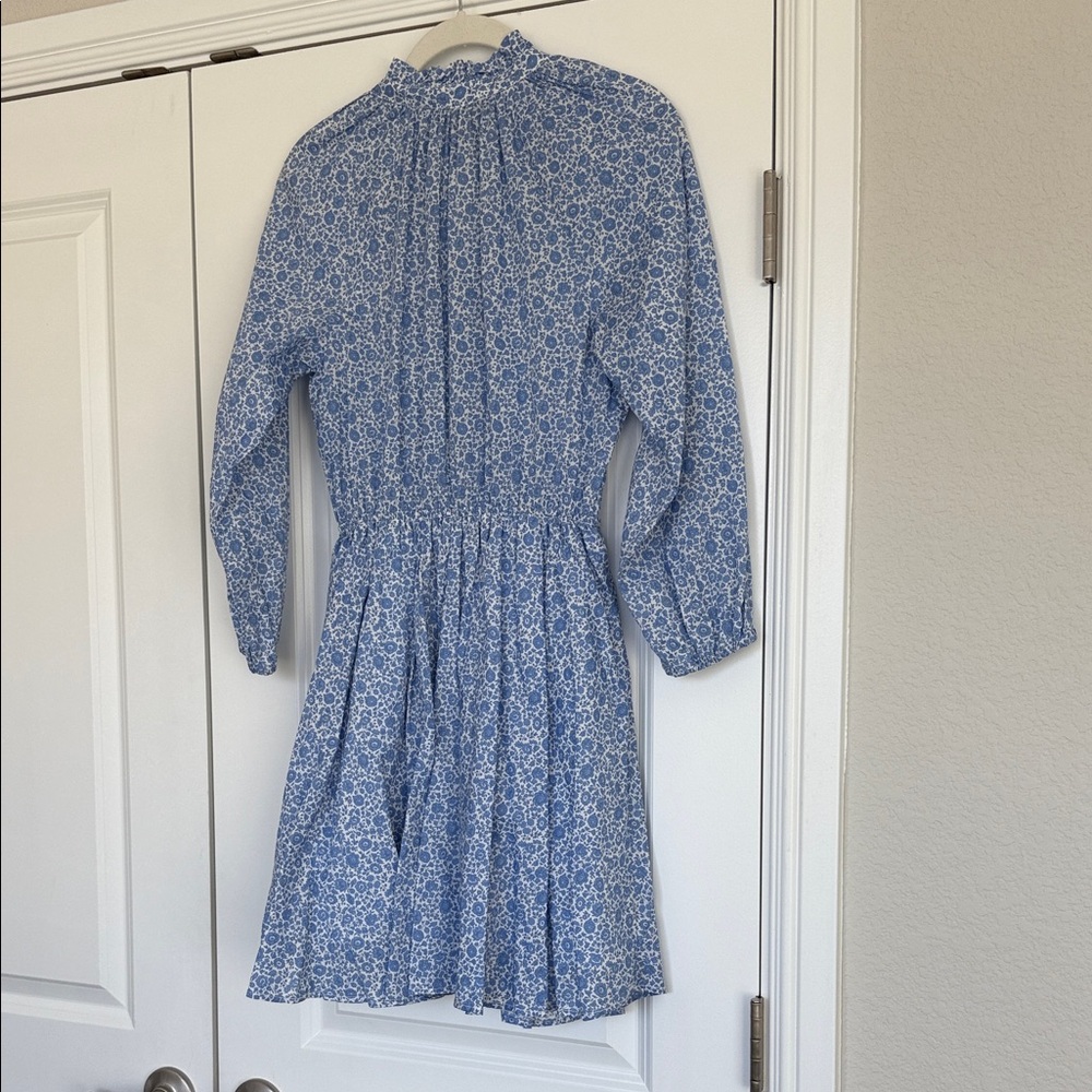 J. Crew x Liberty London Ruffle Collar Mini Dress - Picture 4 of 8